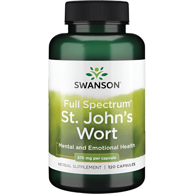 Swanson St. John's Wort, 375mg - 120 caps