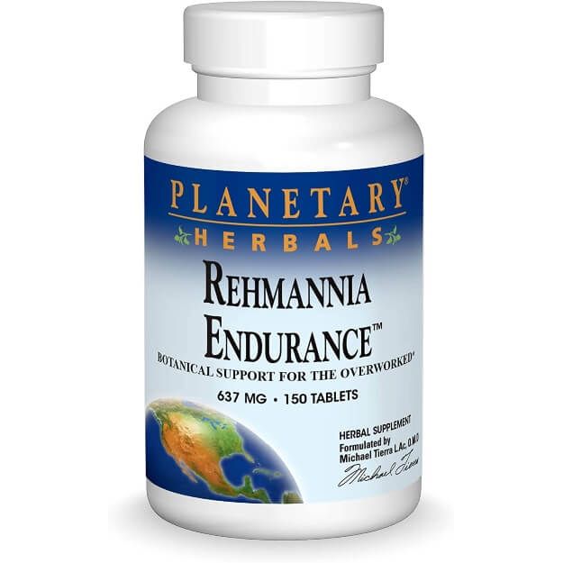 Planetary Herbals Rehmannia Endurance 637mg 150 Tablets | Premium Supplements at MYSUPPLEMENTSHOP