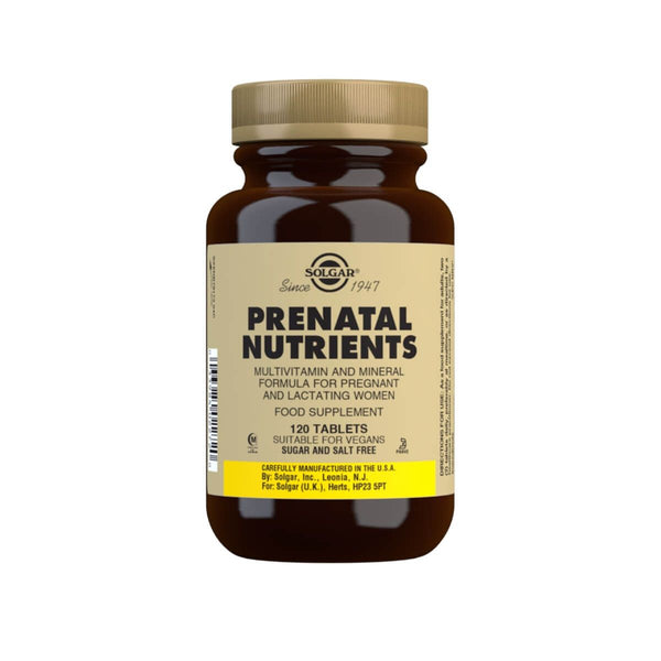 Solgar Prenatal Nutrients Tablets Pack of 120 at MySupplementShop.co.uk
