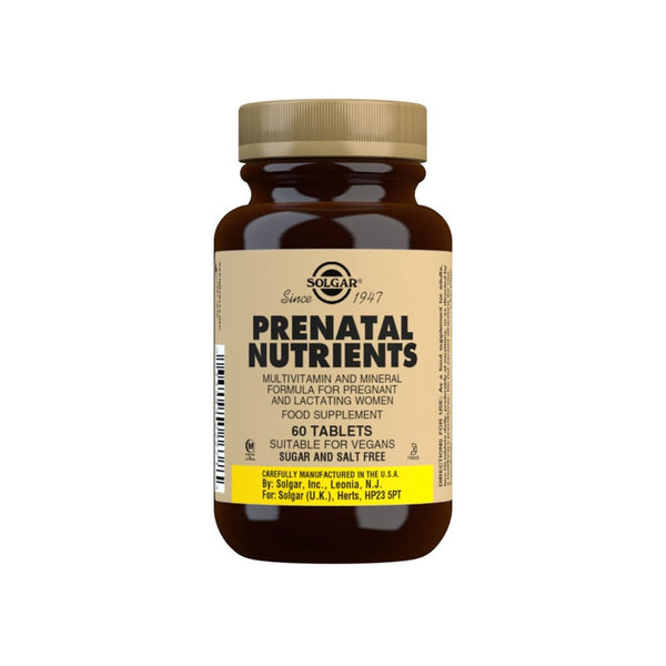 Solgar Prenatal Nutrients Tablets Pack of 60 at MySupplementShop.co.uk