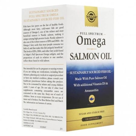 Solgar Full Spectrum Omega Salmon Oil 120 Softgels