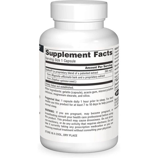 Source Naturals Seditol 365mg 30 Capsules | Premium Supplements at MYSUPPLEMENTSHOP