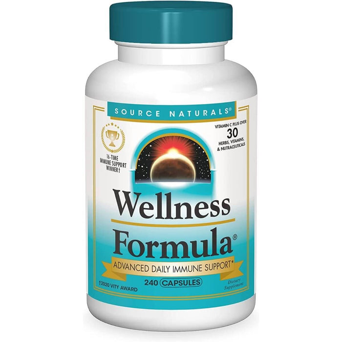 Source Naturals Wellness Formula, Advanced Immune Support 240 Capsules - Cellular Health at MySupplementShop by Source Naturals