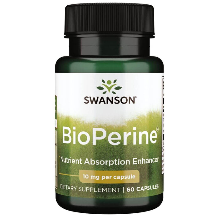 Swanson Bioperine 10 mg 60 Capsules - Health and Wellbeing at MySupplementShop by Swanson