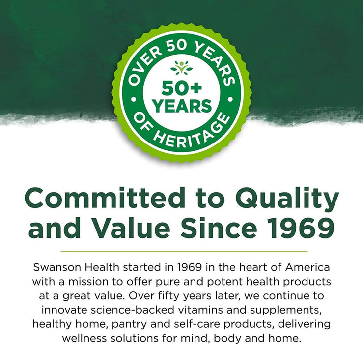 Swanson Probiotic for Daily Wellness 1 Billion CFU 120 Capsules | Premium Supplements at MYSUPPLEMENTSHOP
