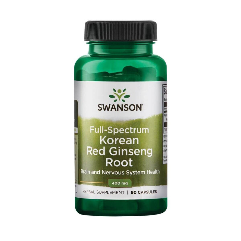Swanson Korean Red Ginseng Root 400 mg 90 Capsules at MySupplementShop.co.uk