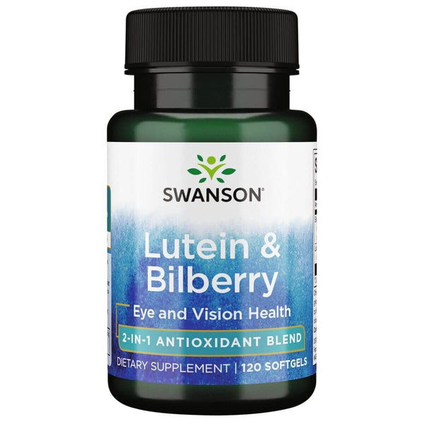 Swanson Lutein & Bilberry 120 Softgels - Supplements at MySupplementShop by Swanson