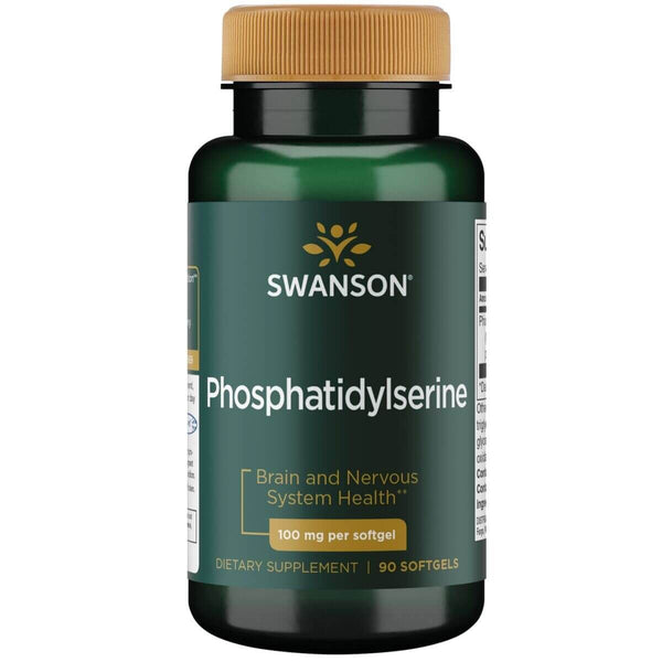 Swanson Phosphatidylserine 100 mg 90 Softgels | Premium Supplements at MYSUPPLEMENTSHOP