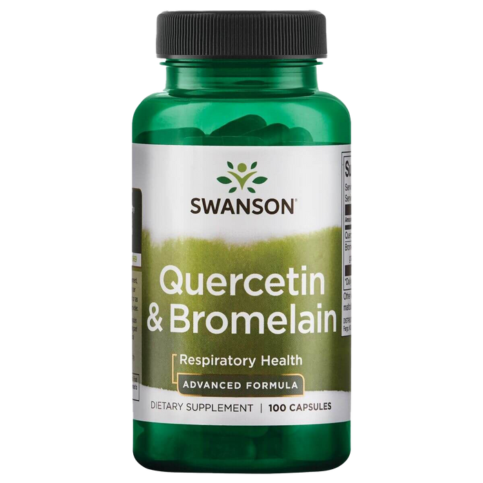 Swanson Quercetin & Bromelain Advanced Formula 100 Capsules