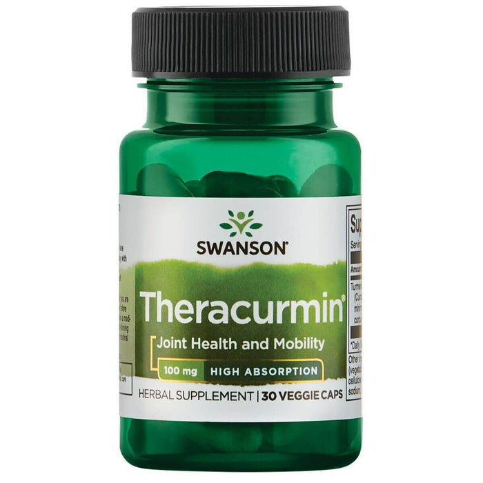 Swanson Theracurmin 100 mg 30 Veg Capsules - Joint Support at MySupplementShop by Swanson