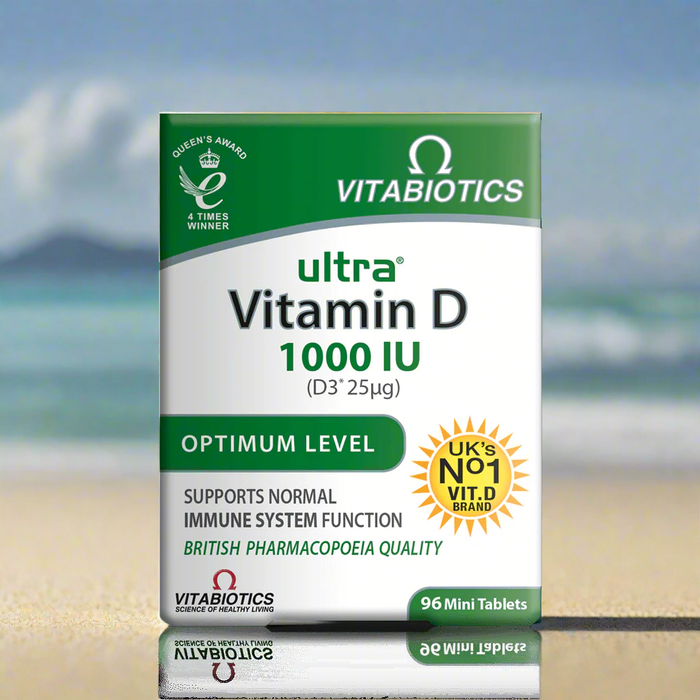 Vitabiotics Ultra D3 1000IU 96 Tablets - Bone Care at MySupplementShop by Vitabiotics