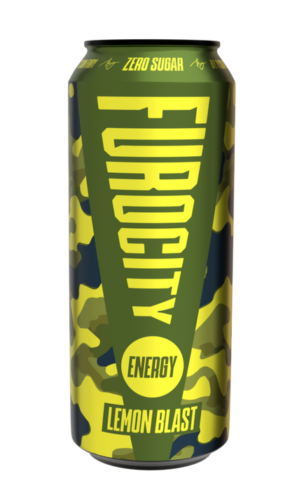 Furocity Energy Drink 12x500ml - Lemon Blast - Energy Drinks at MySupplementShop by Furocity