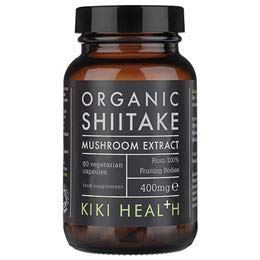 Kiki Health Organic Shiitake Extract Mushroom 60 Vegicaps | High-Quality Vitamins & Supplements | MySupplementShop.co.uk