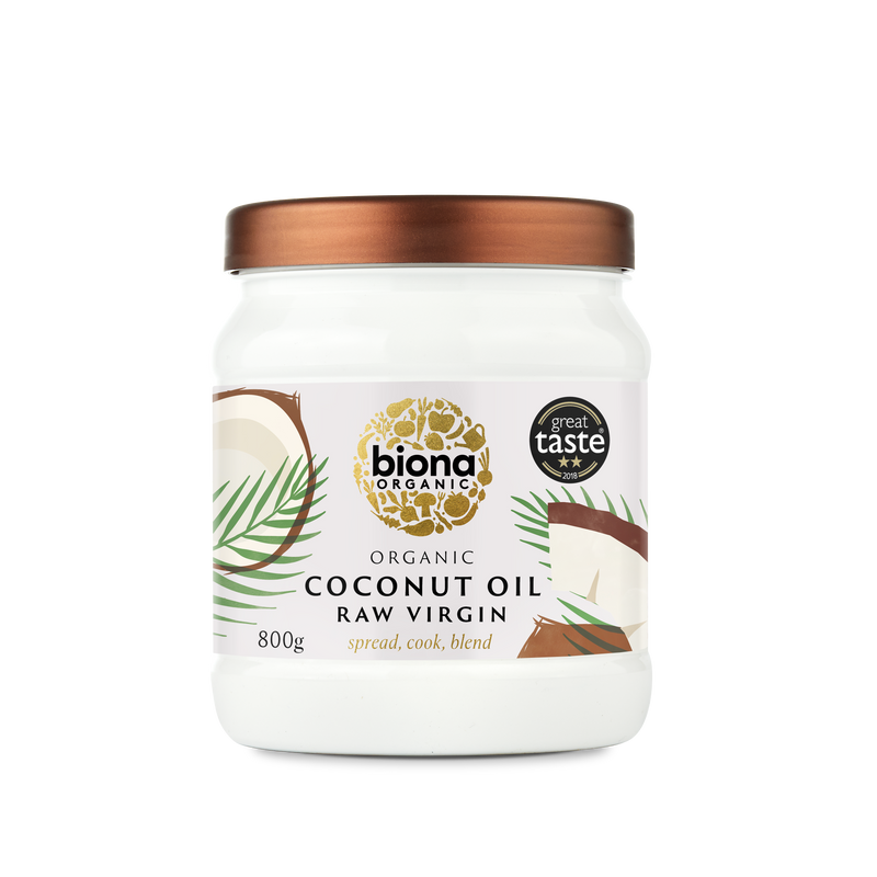 Biona Organic Raw Virgin Coconut Oil 800g | High-Quality Health Foods | MySupplementShop.co.uk