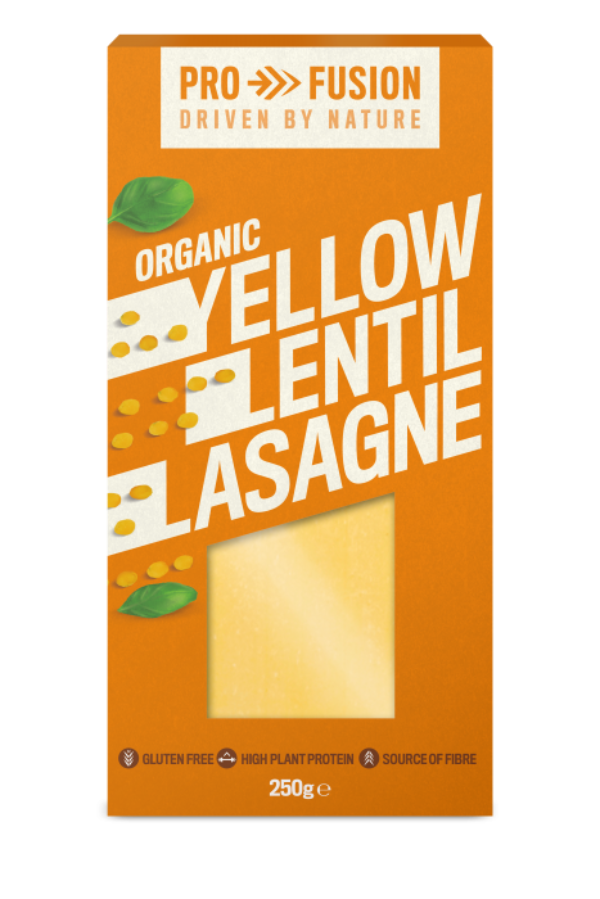 Profusion Organic Yellow Lentil Lasagne Sheet 250g | High-Quality Health Foods | MySupplementShop.co.uk