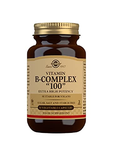 Solgar Vitamin B-Complex Extra High Potency Vegetable Capsules 50Tabs | High-Quality Health Foods | MySupplementShop.co.uk