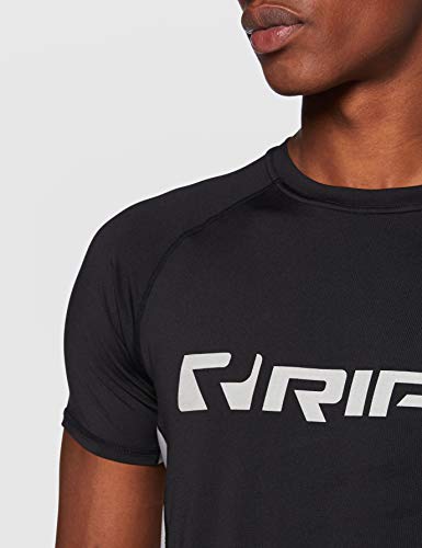 RIPT Contrast Performance T-Shirt XL Black | High-Quality Sports Nutrition | MySupplementShop.co.uk