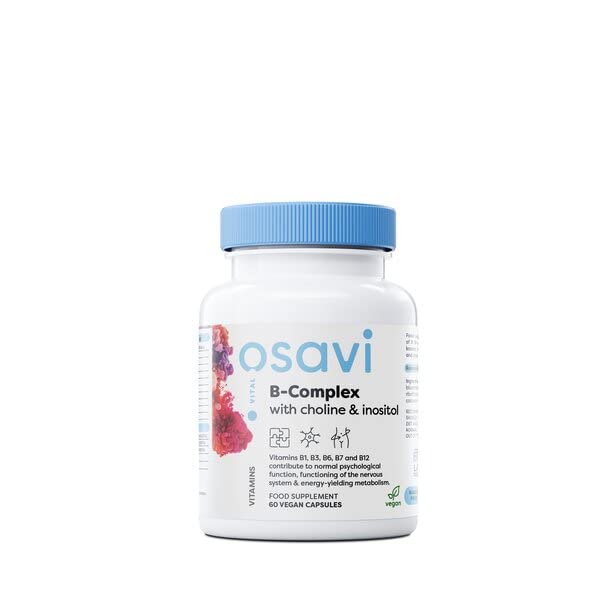 Osavi B-Complex with Choline & Inositol - 60 vegan caps