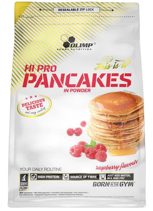 Olimp Nutrition Hi Pro Pancakes, Raspberry - 900g | High-Quality Health Foods | MySupplementShop.co.uk