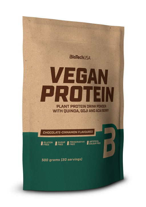 BioTechUSA Vegan Protein, Forest Fruit - 500g | High-Quality Protein Blends | MySupplementShop.co.uk