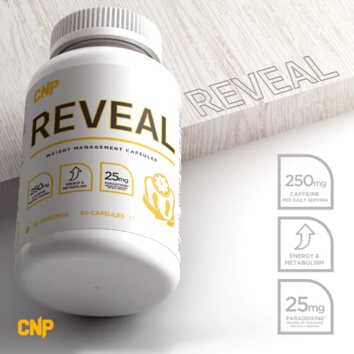 CNP Professional Pro Reveal Weight Management & Weight Loss Thermogenic Formula 60 Capsules. Increase Energy & Metabolism | High-Quality Fat Burners | MySupplementShop.co.uk