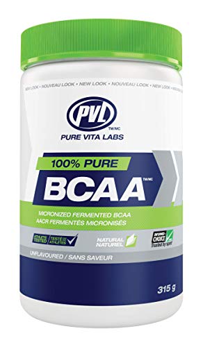 PVL 100% Pure BCAA 315g Unflavoured | High-Quality Amino Acids and BCAAs | MySupplementShop.co.uk