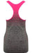 Gold's Gym UK Women's GGLVST132 Gradient Ombre Workout Training Tank Seamless Quick Dry Vest Top Pink/Charcoal X-Small/Small | High-Quality Sleeveless Tops | MySupplementShop.co.uk