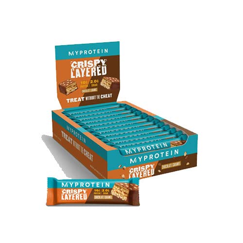 MyProtein Crispy Layered Protein Bar 12x58g White Chocolate Peanut | High-Quality Protein Bars | MySupplementShop.co.uk