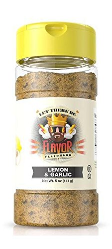 FlavorGod Lemon & Garlic Seasoning - 141g | High-Quality Health Foods | MySupplementShop.co.uk