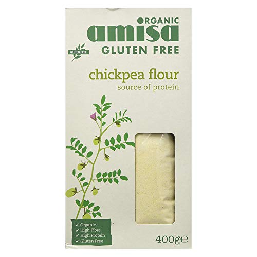 Amisa Gluten Free & Organic Chick Pea Flour 400g | High-Quality Flour | MySupplementShop.co.uk