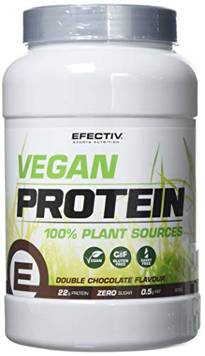 Efectiv Nutrition Vegan Protein - Pea Protein Isolate - Hemp Protein - 24 Grams Protein per Serving - 30 Servings - 908 Grams - Chocolate - Protein at MySupplementShop by Efectiv Nutrition