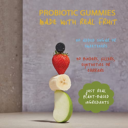 KIKI Health Body Biotics Gummies for Children 4+ | 60 Gummies | SBO Probiotics | Made with Real Fruit | No Added Sugars or Sweeteners | High-Quality Bacterial Cultures | MySupplementShop.co.uk