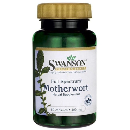 Swanson Full Spectrum Motherwort 400mg 60 caps | High-Quality Combination Multivitamins & Minerals | MySupplementShop.co.uk