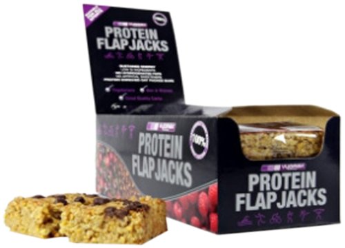 Vyomax Nutrition Vyomax Protein Raspberry Flap Jacks 12 Bars - Sports Nutrition at MySupplementShop by Vyomax Nutrition