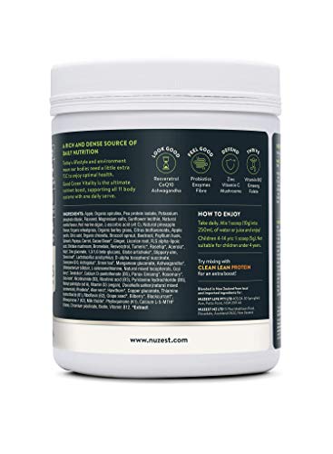 Nuzest Good Green Vitality 750g | High-Quality Sports Nutrition | MySupplementShop.co.uk