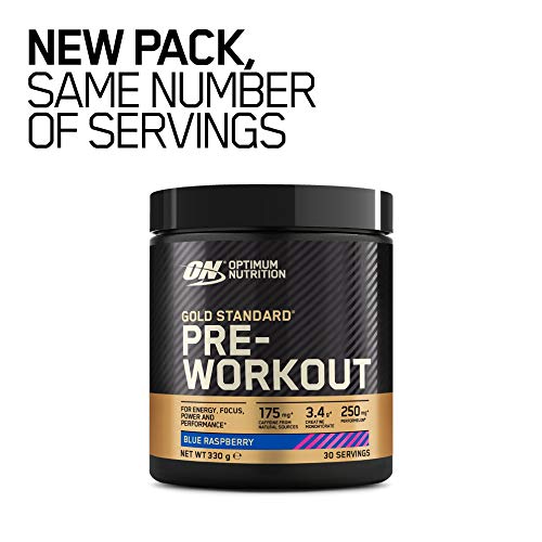 Optimum Nutrition Gold Standard Pre Workout 330g Blue Raspberry | High-Quality Sports Nutrition | MySupplementShop.co.uk