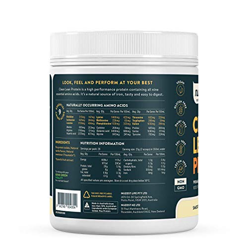 Nuzest Clean Lean Protein 500g Smooth Vanilla | High-Quality Sports Nutrition | MySupplementShop.co.uk