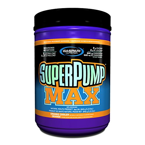 Gaspari Nutrition SuperPump Max 640g Orange | High-Quality Nitric Oxide Boosters | MySupplementShop.co.uk