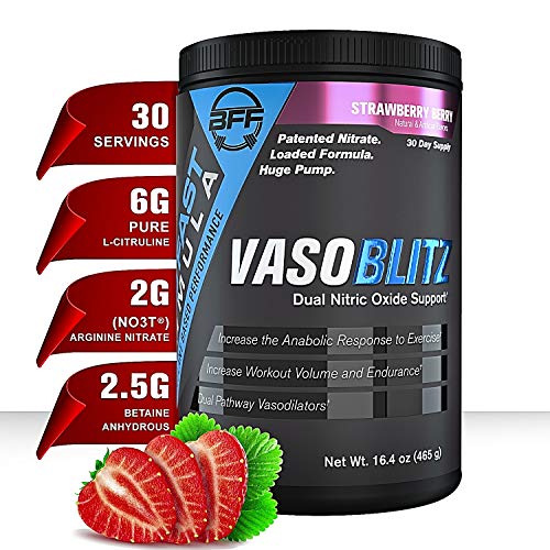 BUILD FAST FORMULA Vaso Blitz Strawberry Berry 465g | High-Quality Sports Supplements | MySupplementShop.co.uk