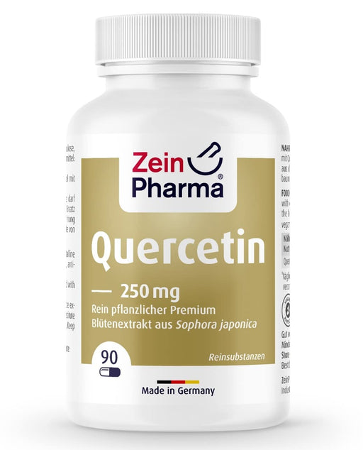 Zein Pharma Quercetin, 250mg - 90 caps | High-Quality Combination Multivitamins & Minerals | MySupplementShop.co.uk