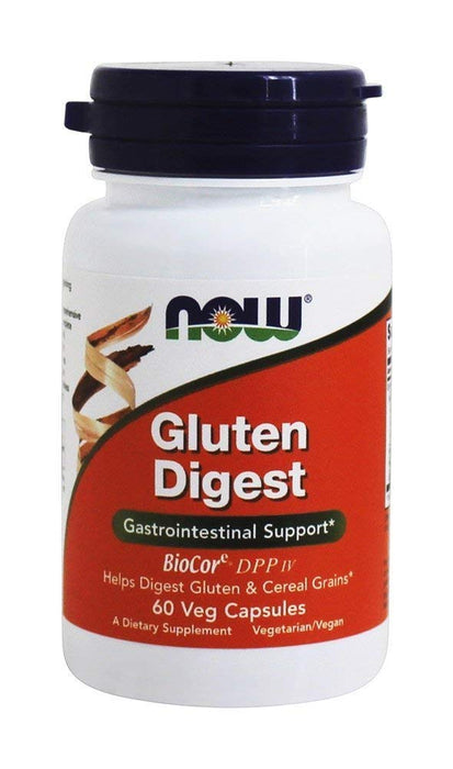 NOW Foods Gluten Digest - 60 vcaps | High-Quality Special Formula | MySupplementShop.co.uk