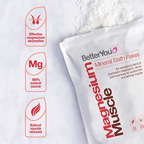 BetterYou Magnesium Flakes Muscle 1 kg | High-Quality Vitamins & Supplements | MySupplementShop.co.uk