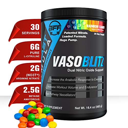 BUILD FAST FORMULA Vaso Blitz Rainbow Candy 465g - Default Title - Sports Nutrition at MySupplementShop by Build Fast Formula