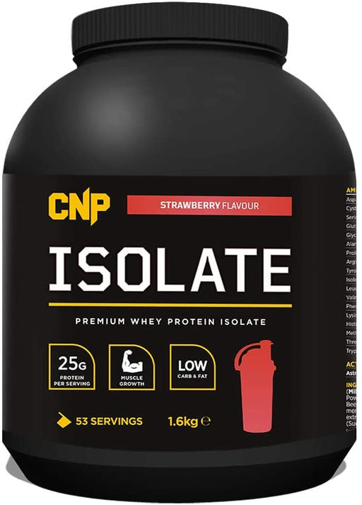 CNP Professional Isolate - Strawberry 1.6kg | High-Quality Sports Nutrition | MySupplementShop.co.uk