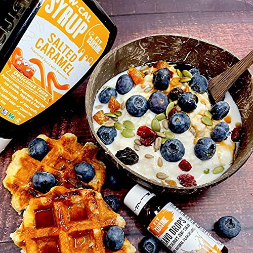 Applied Nutrition Fit Cuisine Low-Cal Syrup Salted Caramel 425ml | High-Quality Syrup | MySupplementShop.co.uk