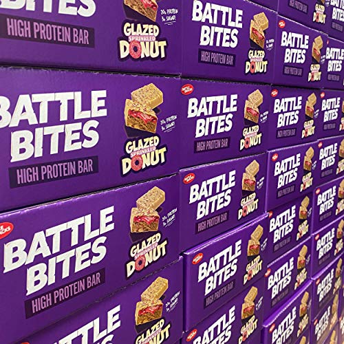 Battle Snacks Battle Bites 12x62g Sprinkled Donut | High-Quality Sports Nutrition | MySupplementShop.co.uk