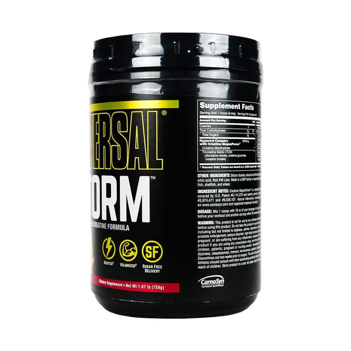 Universal Nutrition Storm, Fruit Punch - 759 grams | High-Quality Creatine Supplements | MySupplementShop.co.uk