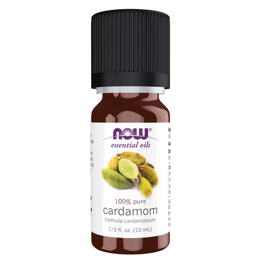 NOW Foods Essential Oil, Cardamom Oil - 10 ml. | High-Quality Sports Supplements | MySupplementShop.co.uk