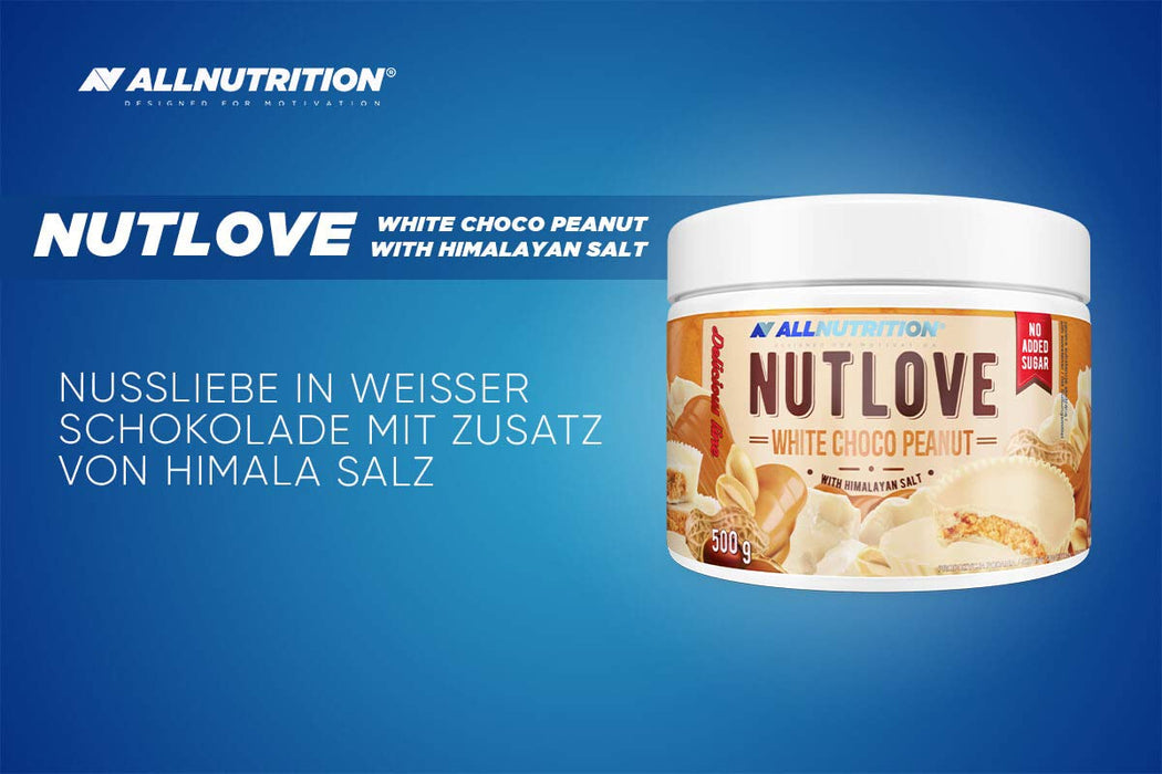 Allnutrition Nutlove, White Choco Peanut - 500g | High-Quality Combination Multivitamins & Minerals | MySupplementShop.co.uk