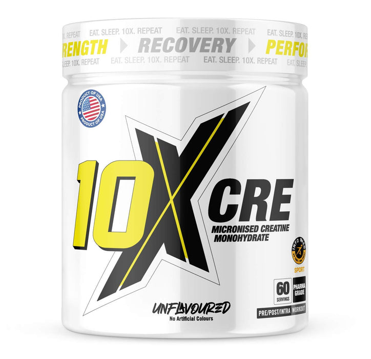 10X Athletic CRE 300g Unflavoured - Creatine Powder at MySupplementShop by 10X Athletic